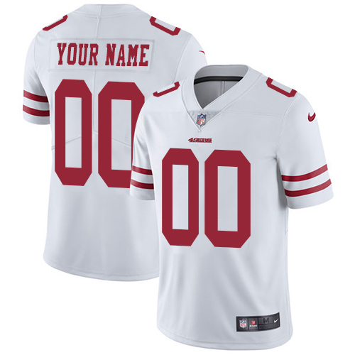 Nike San Francisco 49ers Customized White Stitched Vapor Untouchable ...