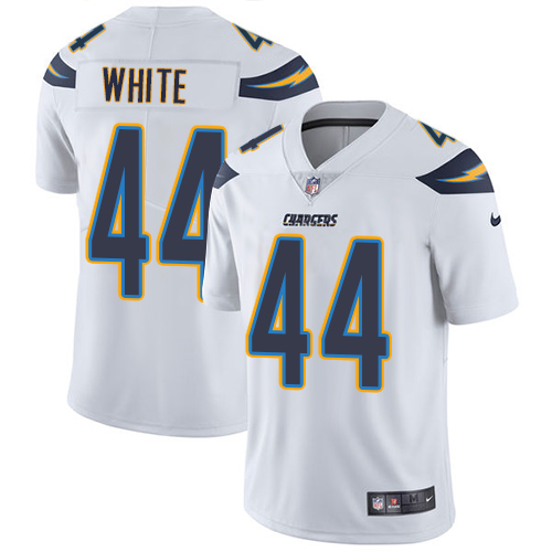 Nike Chargers #44 Kyzir White White Men's Stitched NFL Vapor ...